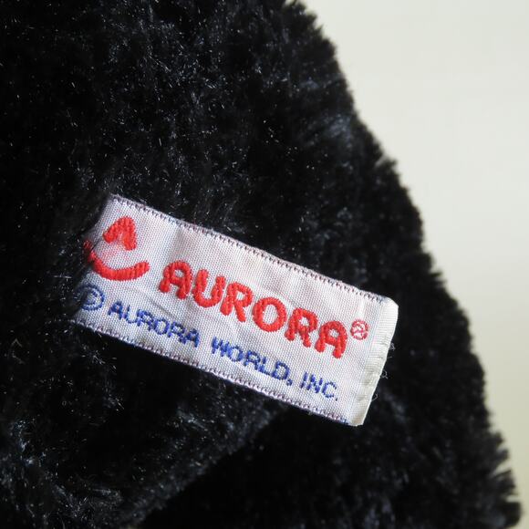 Aurora Black Bear Plush 13" Stuffed Animal Soft Toy Kids Collectible Realistic - Picture 8 of 16